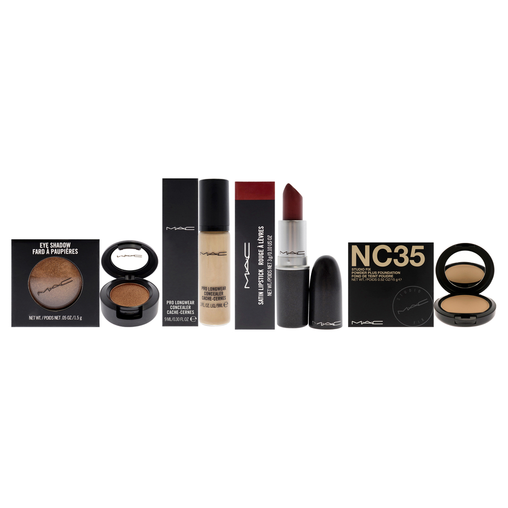Eyeshadow - Amber Light - Pro Longwear Concealer - NC20 -Satin Lipstick -